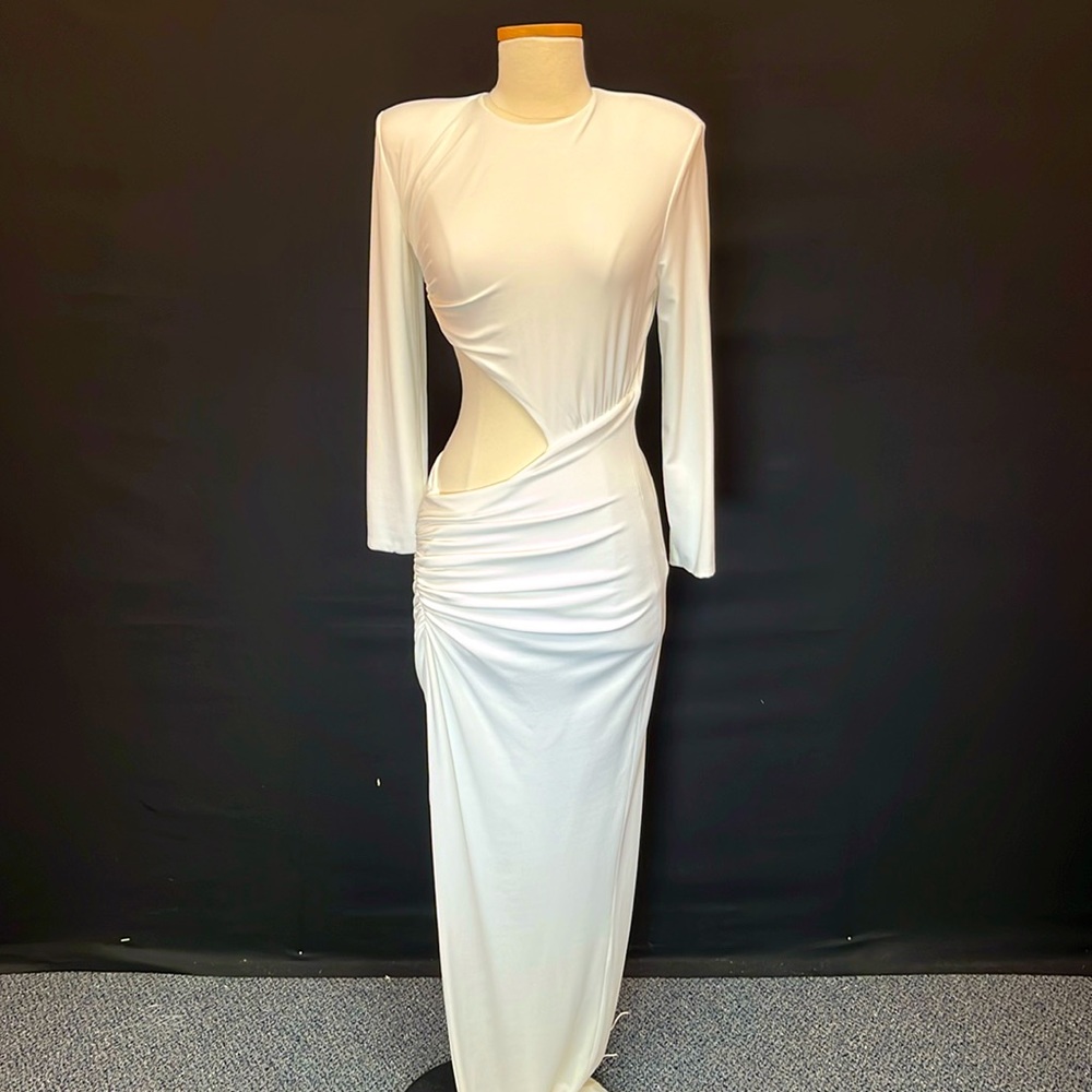 Alexandre Vauthier Asymmetrical Side Cut-Out Off-… - image 5